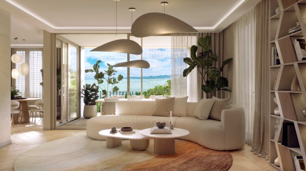 �j �p�t�s�, 4 szob�s penthouse luxuslak�s Balatonf�reden!