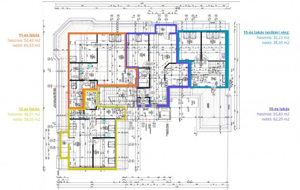 �j �p�t�s�, 58 m2-es lak�s, liftes h�zban elad�