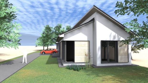 �j �p�t�s� modern ikerh�z Ny�regyh�z�n gar�zs, h�szivatty�