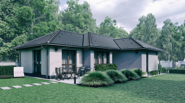 Új építésű nappali+ 3szobás, gardróbos, épülő családi ház PÉREN