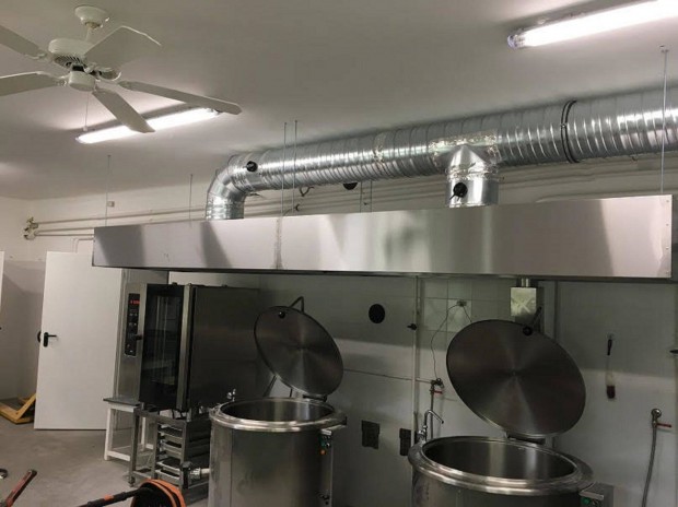 j fali inox ipari nagykonyhai elszverny 2000x800 mm