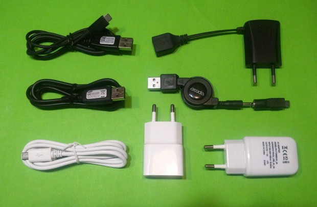 Új fehér gyári Honor Type C kábel 1m-1.5m, micro USB adapter töltő