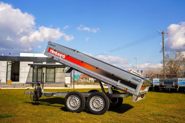 Új fék nélküli Trigano (750 kg) billenő (kézi pumpás) 1.119.000 Ft