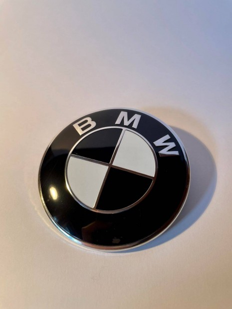 Új fekete BMW embléma, jel, logo, logó motorháztető csomagtér