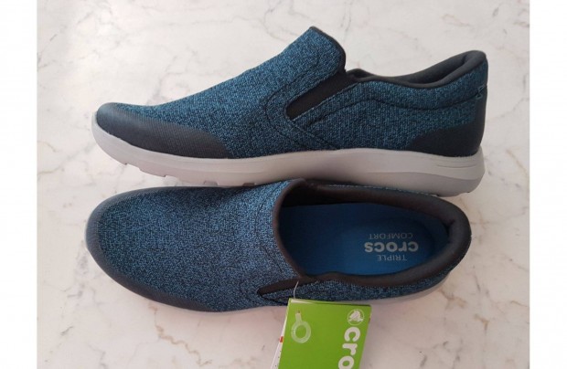 j fekete Crocs mokaszn cip 42 mret, Tripla komfortos bels,