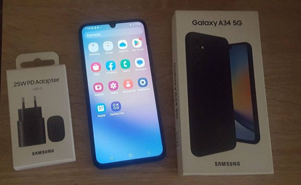 j fekete Samsung Galaxy A34 5 G telefon krtyafggetlen vdflival