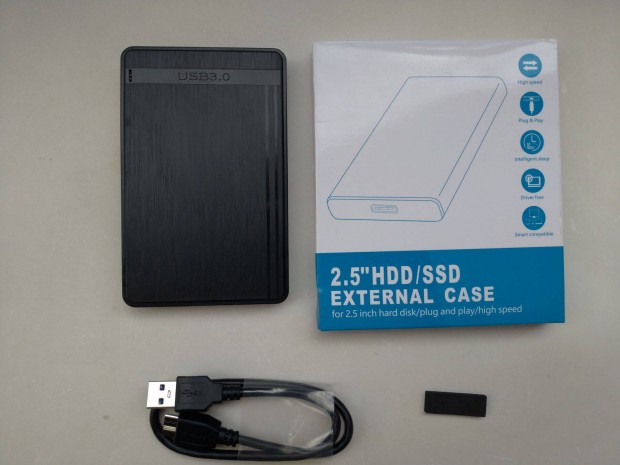 j fekete szn USB 3.0 HDD - SSD hz . 2,5" Sata csatlakozs