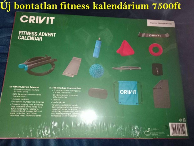 j fittness adventi sportos kalendrium, sporteszkzkkel 7500ft