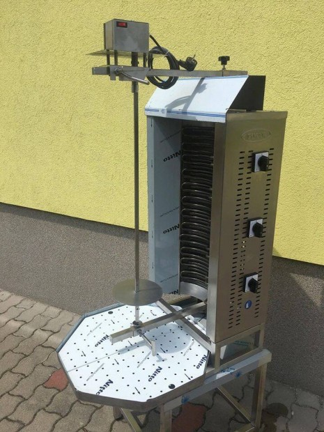 Új forgatómotoros elektromos gyros gyrossütő gyros készitő kebab sütő