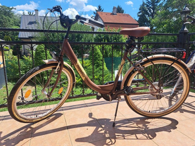Új garázsban tartott csepel kerékpár shimano váltóval