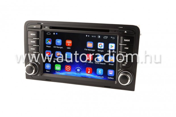 Új generáció igo navigációs fejegység Hifi Audi A3 (2003-2012)