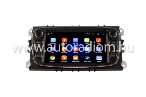 Új generáció igo navigációs fejegység Hifi Ford Kuga Fekete Kerek (200