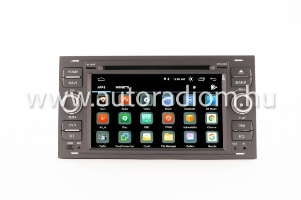 Új generáció igo navigációs fejegység Hifi Ford Transit Fekete CD-DVD