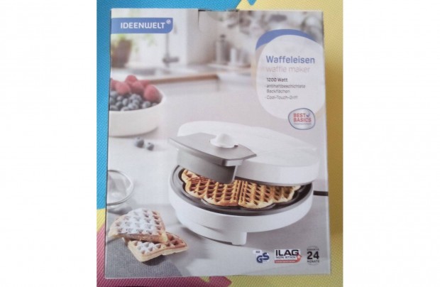 Új gofrisütő gofri készítő sütő ajándékozható