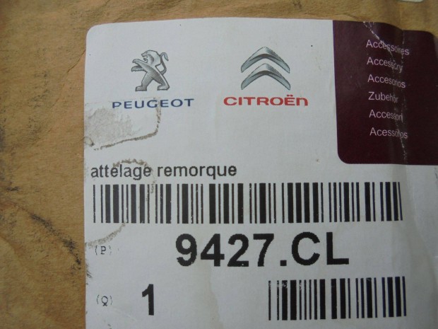 �j gy�ri Citroen levehet� fejes von�horog szett