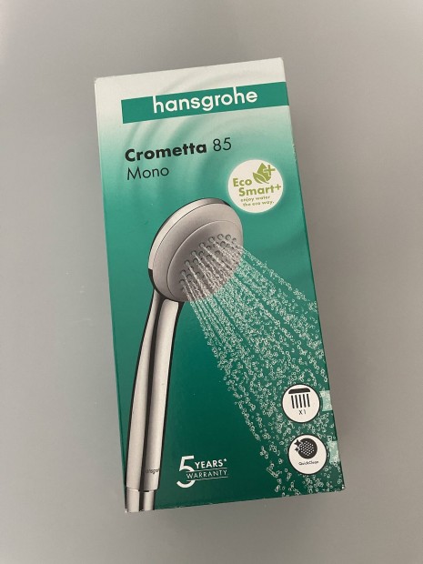 Új hansgrohe Crometta 85 Kézizuhany Mono Ecosmart+