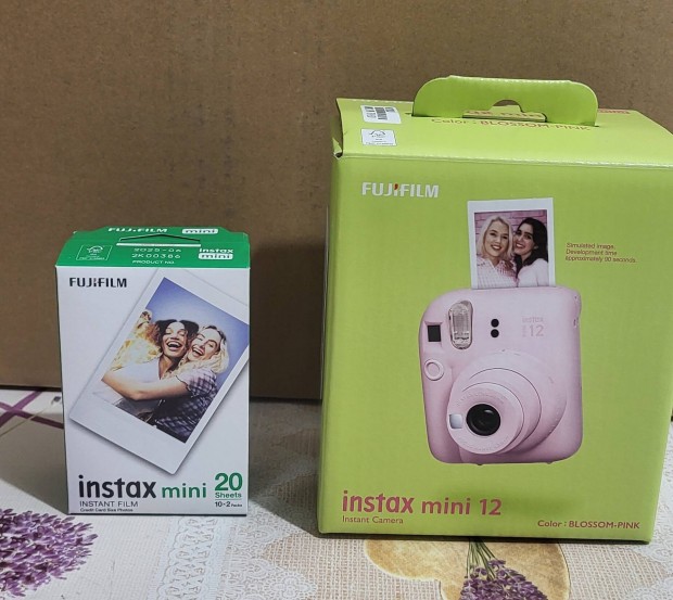 j instax mini 12+20db film.