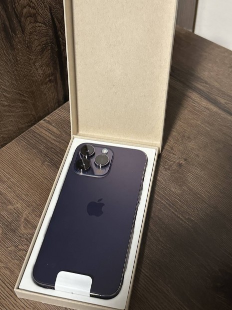 j iphone 14 Pro Max 128GB deep purple! 3 h Apple garancia!