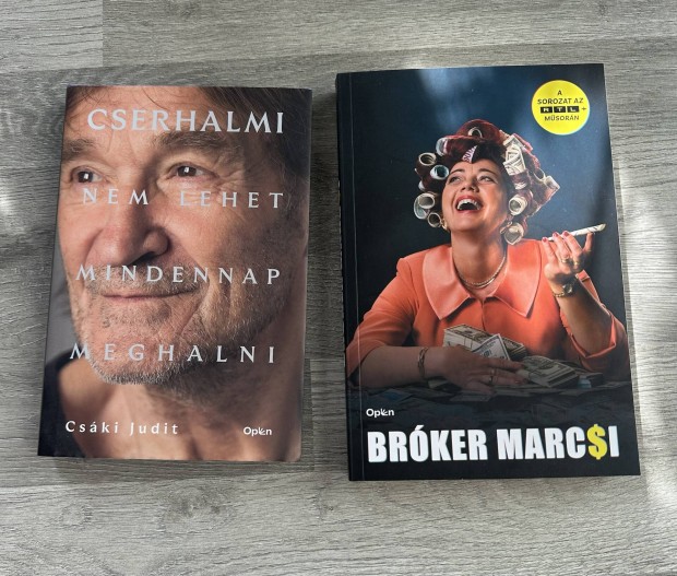 �j k�nyvek, Br�ker Marcsi �s Cserhalmi elad�!  