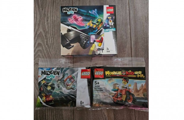 j lego csomag: Hidden Side 40408, 30464 s Monkie Kid 30341 elad!