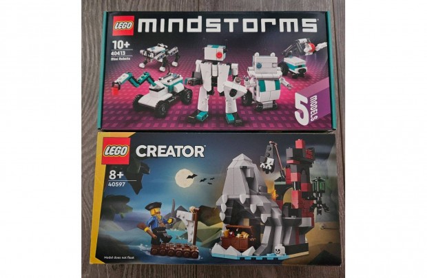 j lego csomag: Mindstorms 40413 s Creator Kalzsziget 40597 elad!