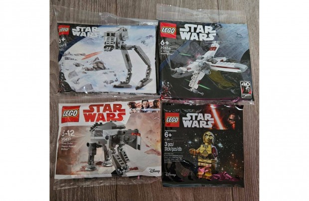 j lego star wars polybag csomag: 30495, 30497, 30654, 5002948 elad!