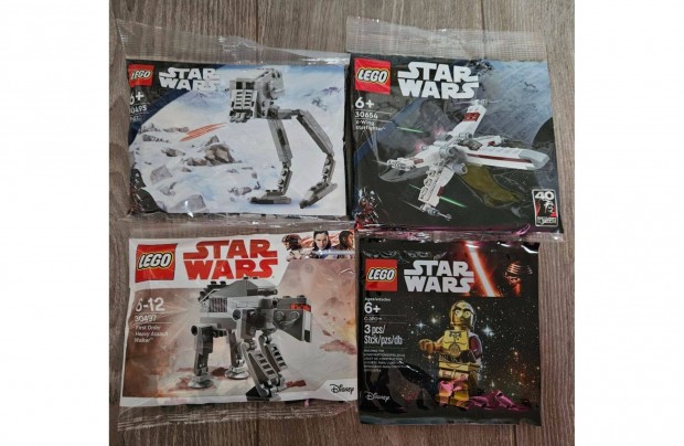j lego star wars polybag csomag: 30495, 30497, 30654, 5002948 elad!