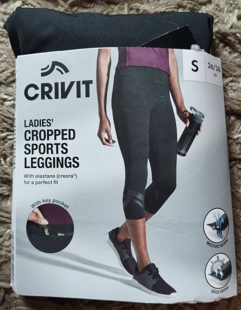 �j lidl sport leggings S-es crivit