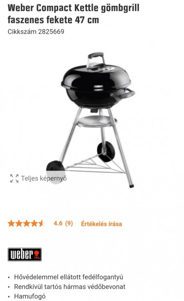 j mrks Weber gmbgrill kerti gmb grill grillkocsi