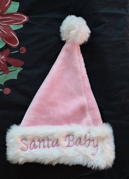 j mikuls sapka "Santa Baby" felirattal