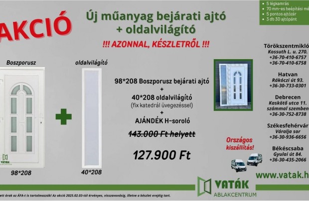 j manyag bejrati ajt,nylszr fix oldalvilgtval kszletrl