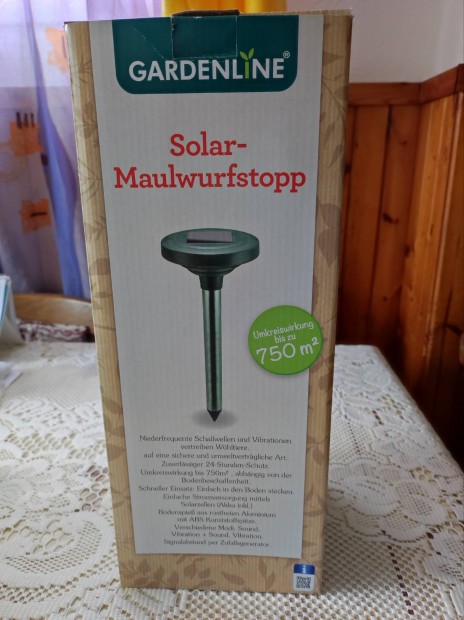 Új napelemes riasztó!vakond, cickány, pocok, stb.