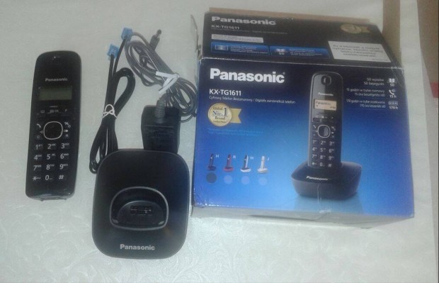Új nem használt Panasonic Kx-TG1611- digitális zsinór nélküli telefon