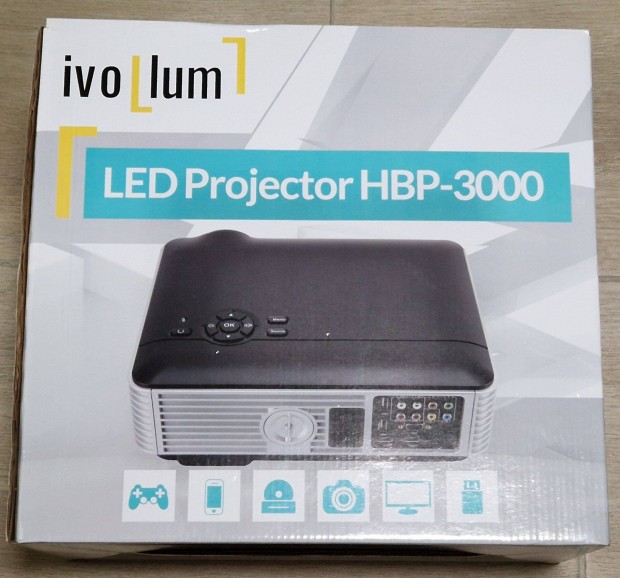 j nmet HD LED vett Beamer Projektor Home Cinema Hzimozi bontatlan