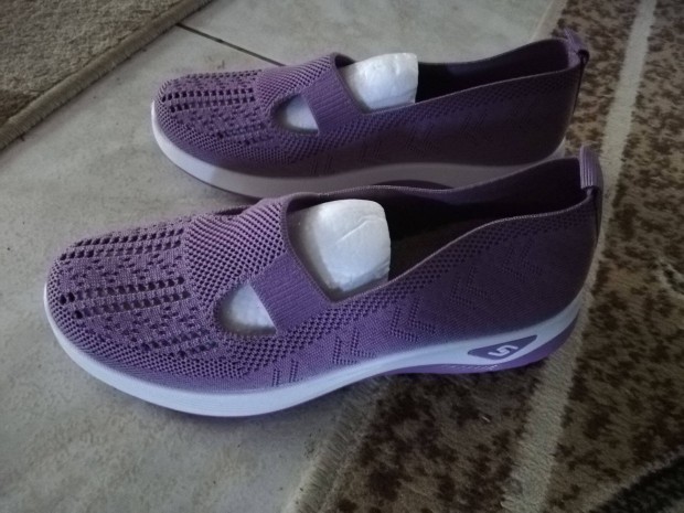 j ni lgtereszt hls slip-on sneaker 38 mret lila sznben elad