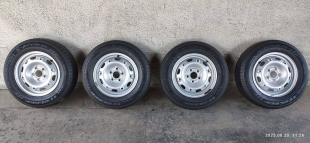 Új nyári 175/70 R13 6mm profil + VW lemezfelni - Verhetetlen Áron!