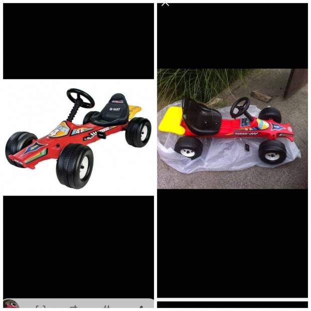 Új pedálos gokart 1 év garanciával akciós áron