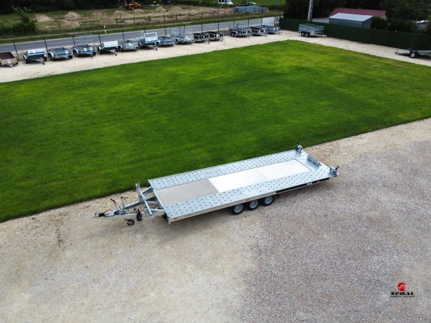 Új prémium 3500 kg gép és autószállító! Balatoni átadással rendszámmal