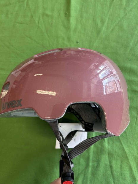 Új rózsaszín Uvex sisak 55-58 cm