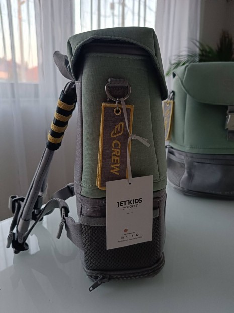 Új stokke jet kids backpack hátizsák green aurora