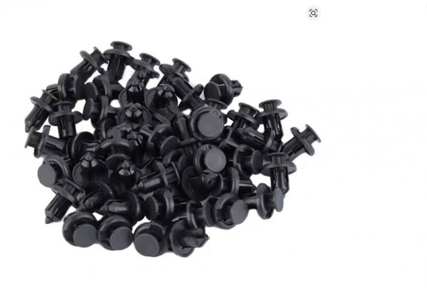 �j szegecsek, patentek,m�anyag r�gz�t� szegecs, fekete kivitel,