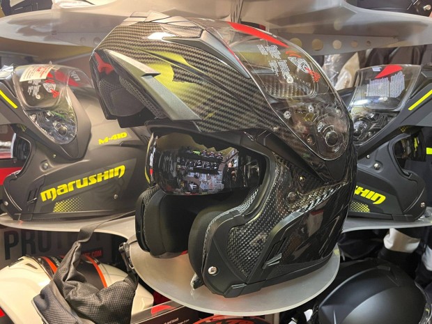 j tesztgyztes Japn Marushin Carbon felnyithat sisak akci