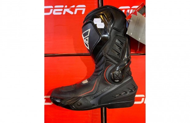 Új tesztgyőztes Német sport motoros csizma akció ! Modeka