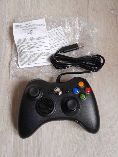 j vezetkes kontroller Xbox 360 konzolhoz s PC-hez