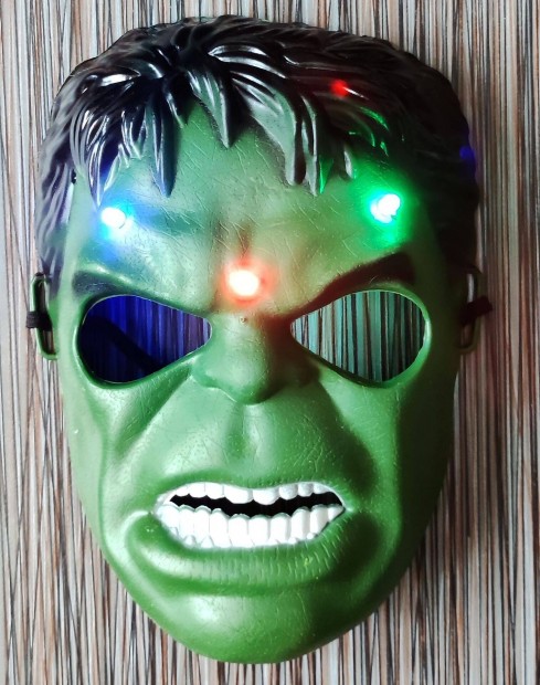 j vilgts Hulk larc vilgt maszk jelmez