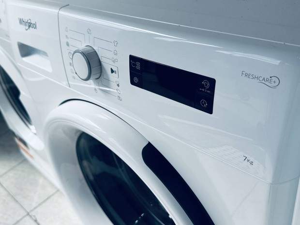 Új whirlpool 7kg 1200A+++ elöltöltős mosógép