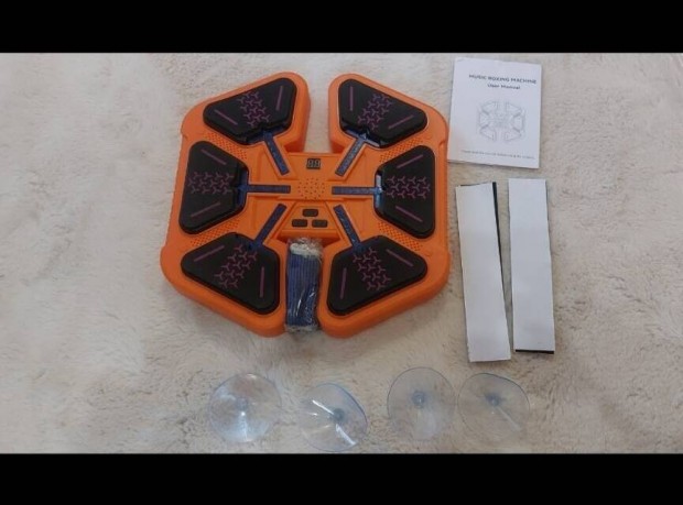 Új zenebox gép, music box, fekete, narancssárga