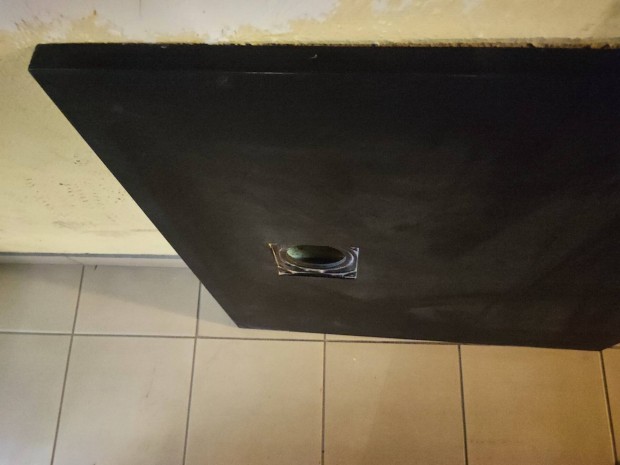 �j zuhanyt�lca 80x80,  modern 2.5 cm magas antracit sz�n� 