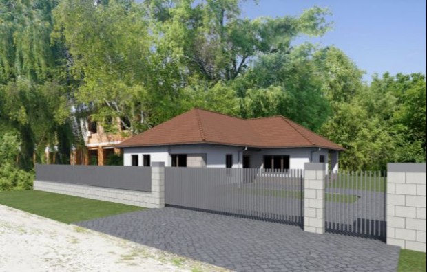 �j�p�t�s�, , dupla komfortos, egyszintes csal�di h�z elad� Pilisv�r�sv