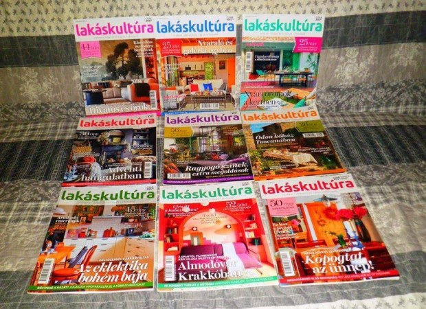 Ujj Lakás kultúra magazinok 9 db